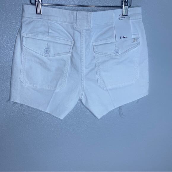 Sam Edelman Lotus Raw Edge Utility Shorts Size 2 - Picture 10 of 12